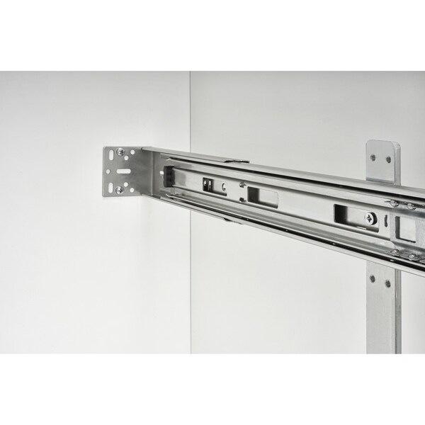 Rev-A-Shelf Steel, Silver, 11.75 in W, 18 in H, 22 in D, 22 in L, Silver - 5CW2-1222-CR