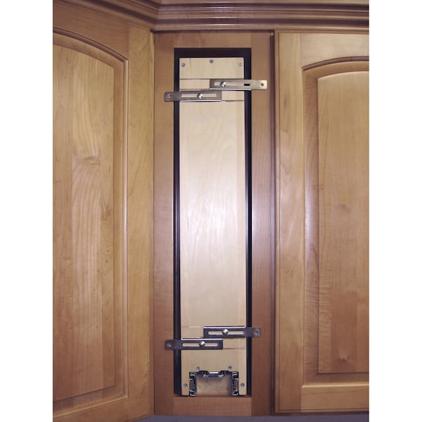 Rev-A-Shelf Maple Veneer, Light Brown, 8 in W, 32.15 in H, 10.75 in D, 10.75 in L, Light Brown - 448-BBSCWC36-8C