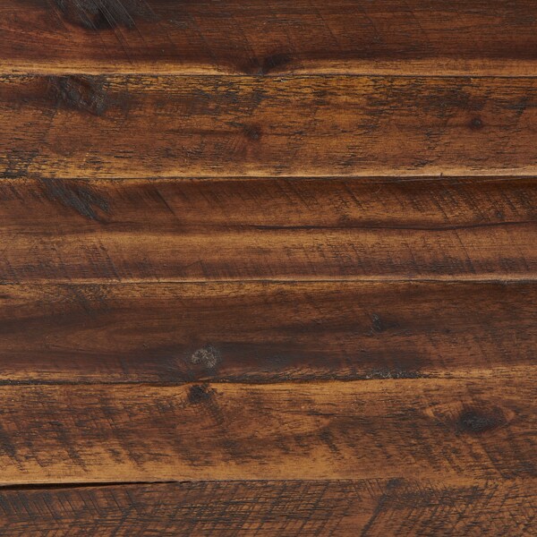 Alaterre Furniture Claremont 40" Rustic Wood Bench with Low Shelf - ANCM0474