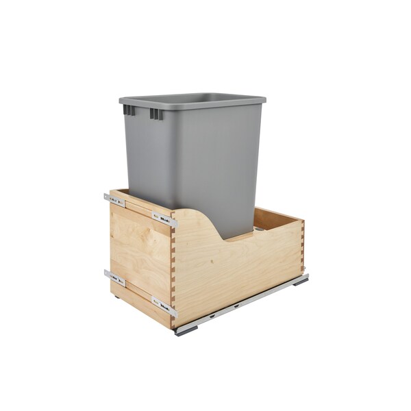 Rev-A-Shelf Maple Wood; Steel; Plastic, Natural Maple, 12 in W, 23.38 in H, 21.75 in D - 4WCSC-1550DM-1