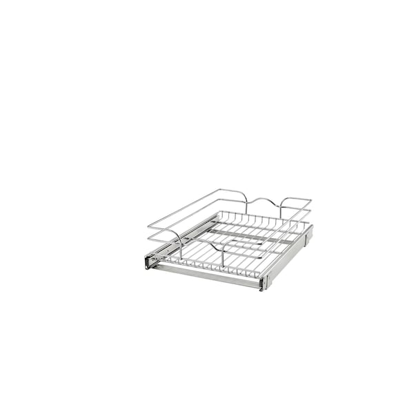 Rev-A-Shelf Steel, Silver, 14.5 in W, 5.56 in H, 20 in D, 19.75 in L, Silver - 5WB1-1520CR-1