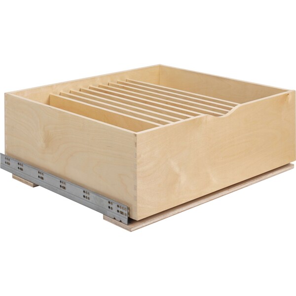 Hardware Resources 27In. Wood Rollout Cookware Single Drawer - ROCWS27-WB