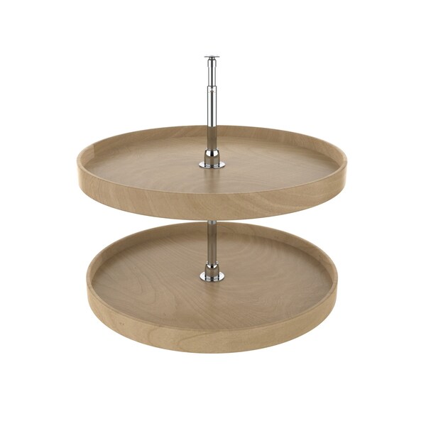 Rev-A-Shelf Maple Hardwood, Light Brown, 28 in W, 26 in H, 28 in D, 28 in L, Light Brown - LD-4NW-072-28-1