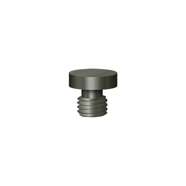 Deltana 1/2 Diameter Decorative Button Tip Cabinet/Door Hinge Finials Antique Nickel - DSBU15A