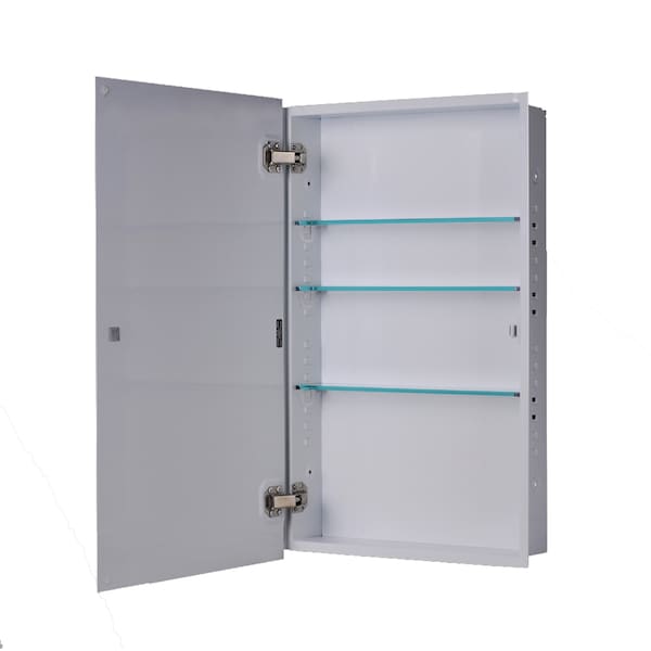 Ketcham 16" x 22" Euroline Flush Mounted Polished Edge Medicine Cabinet - 123PE