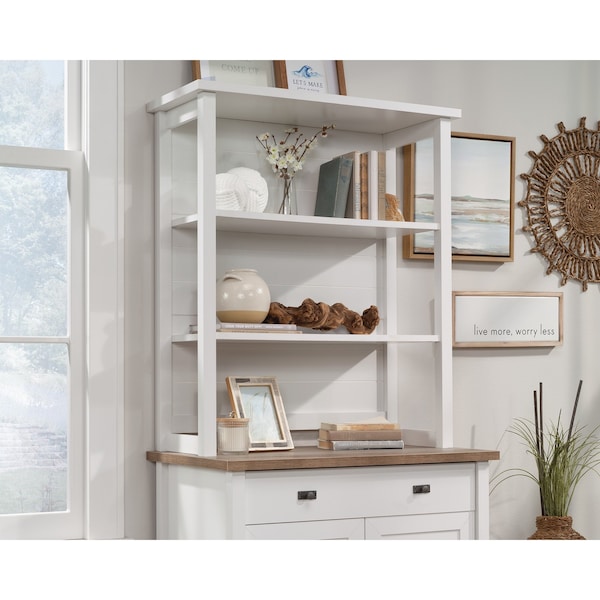 Sauder Cottage Road Library Hutch Wh , Attaches to <a href= in./Products/430234 - 430232