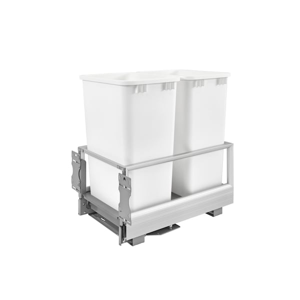Rev-A-Shelf Aluminum, Silver, 15.59 in W, 23.5 in H, 22 in D, 22 in L, Silver - 5149-2150DM-211
