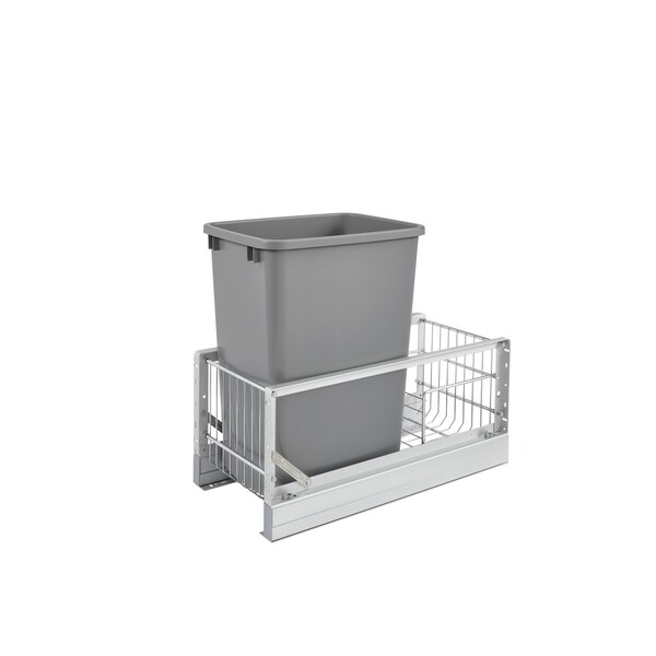 Rev-A-Shelf Aluminum, Silver, 10.75 in W, 19.25 in H, 21.94 in D, 21.94 in L, Silver - 5349-15DM-117