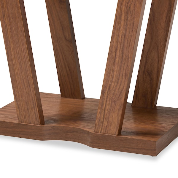 Baxton Studio Boone Modern and Contemporary Walnut Brown Finished Wood Console Table - 190-11321-ZORO