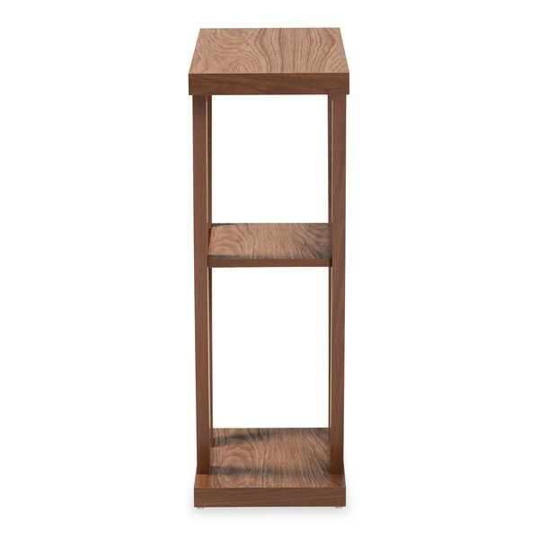 Baxton Studio Boone Modern and Contemporary Walnut Brown Finished Wood Console Table - 190-11321-ZORO