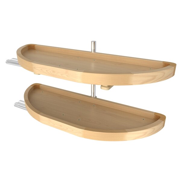 Rev-A-Shelf Maple Veneer, Light Brown, 35 in W, 16 in H, 35 in D, 17.15 in L, Light Brown - 4WLS882-35-570
