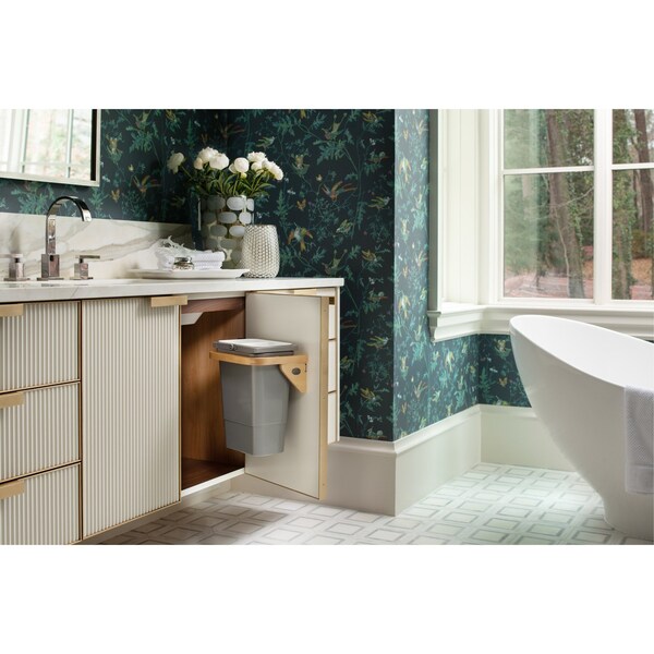 Rev-A-Shelf Maple Veneer, Light Brown, 10.38 in W, 12.31 in H, 7.38 in D, 7.38 in L, Light Brown - 4SOWC-8-1