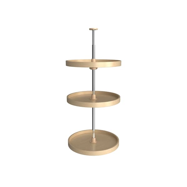 Rev-A-Shelf Maple Veneer, Light Brown, 20 in W, 38 in H, 20 in D, 20 in L, Light Brown - LD-4BW-063-2036-1