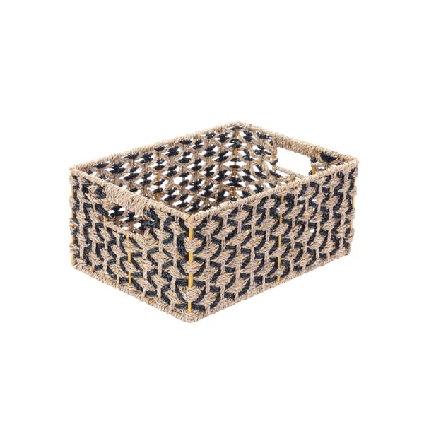 Hastings Home Storage Basket, Black, 15 in L x 11 in W x 6 in H - 401371XGV