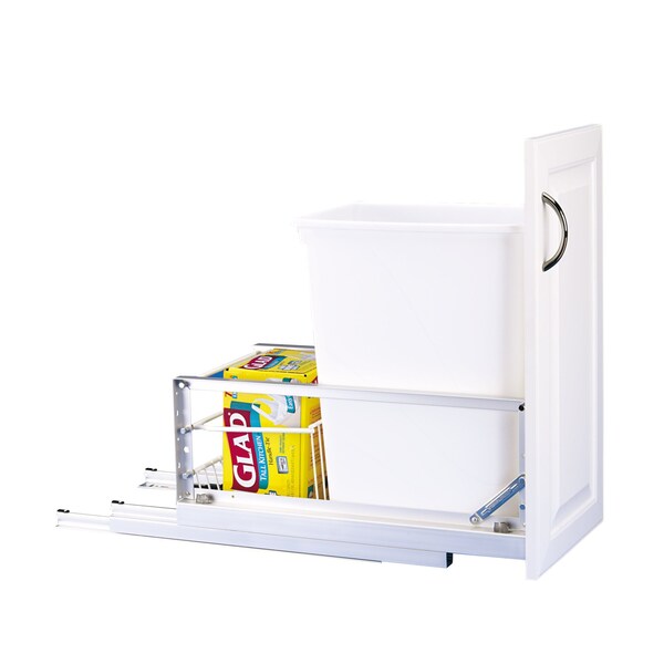 Rev-A-Shelf Aluminum, Silver, 10.75 in W, 19.25 in H, 21.94 in D, 21.94 in L, Silver - 5349-15DM-1