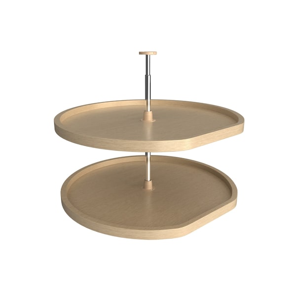 Rev-A-Shelf Maple Veneer, Light Brown, 32 in W, 26 in H, 32 in D, 29.75 in L, Light Brown - LD-4BW-262-32-1
