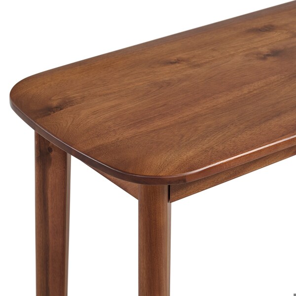 Alaterre Furniture Calais Console Table, Warm Chestnut - ANCA1070
