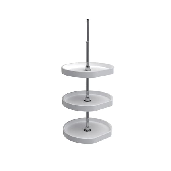 Rev-A-Shelf Polypropylene, White, 20 in W, 38 in H, 20 in D, 19 in L, White - 6273-20-11-536
