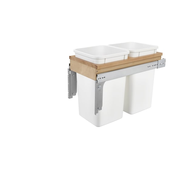 Rev-A-Shelf Maple Veneer, Light Brown, 11.75 in W, 17.88 in H, 23.25 in D, 23.25 in L, Light Brown - 4WCTM-15DM2-162