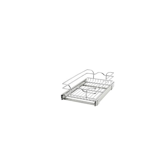 Rev-A-Shelf Steel, Silver, 11.5 in W, 5.56 in H, 20 in D, 19.75 in L, Silver - 5WB1-1220CR-1