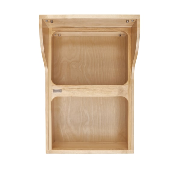 Rev-A-Shelf Maple Veneer, Light Brown, 18 in W, 24.25 in H, 22.5 in D, 22.5 in L, Light Brown - 4WCSD-2150DM-2