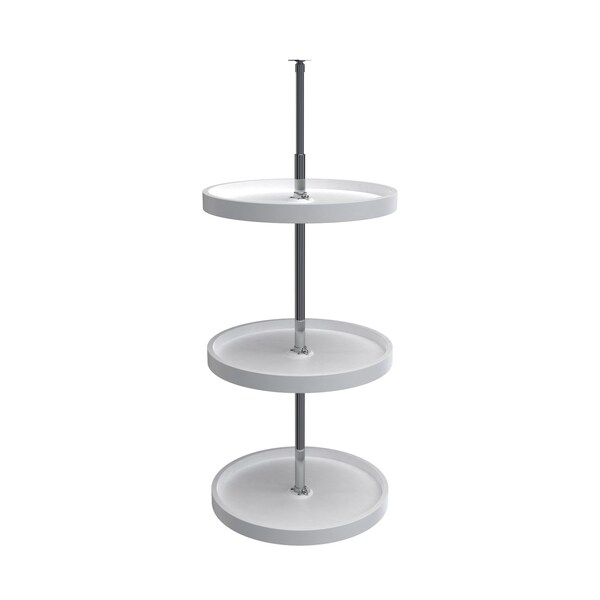 Rev-A-Shelf Polypropylene, White, 18 in W, 38 in H, 18 in D, 18 in L, White - 6013-18-11-526