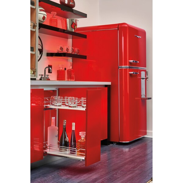 Rev-A-Shelf Steel, Gray, 8.75 in W, 24 in H, 21.69 in D, 21.69 in L, Gray - 5322-BCSC-8-GR