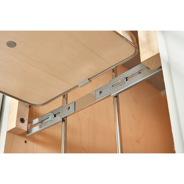 Rev-A-Shelf Steel, Gray, 8.75 in W, 24 in H, 21.69 in D, 21.69 in L, Gray - 5322-BCSC-8-GR