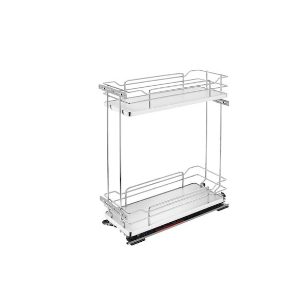 Rev-A-Shelf Steel, Gray, 8.75 in W, 24 in H, 21.69 in D, 21.69 in L, Gray - 5322-BCSC-8-GR