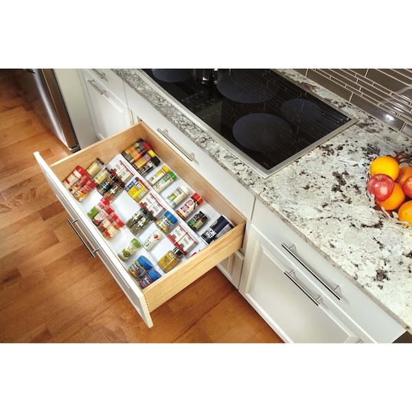 Rev-A-Shelf Polystyrene, White, 50 in W, 1.75 in H, 20 in D, 20 in L, White - ST50-21W-52