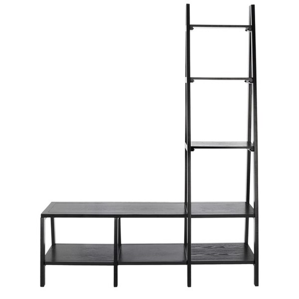Safavieh Elwin 8 Shelf Etagere, Black - ETG2102B