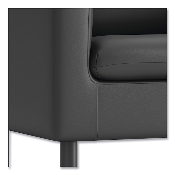 Hon Parkwyn Series Club Chair, 33 x 2675 x 29, Black Seat, Black Back, Black Base - HONVP3LCHRBLK