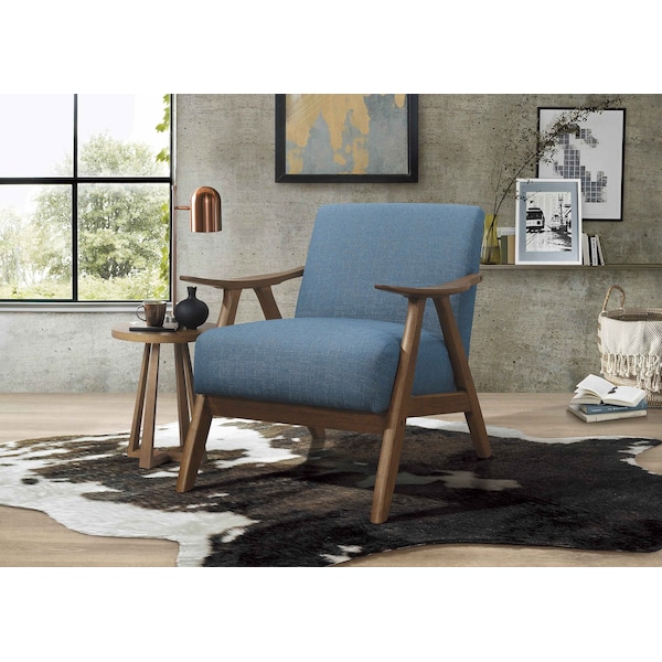 Homelegance Diana Accent Chair, Blue - 1138BU-1