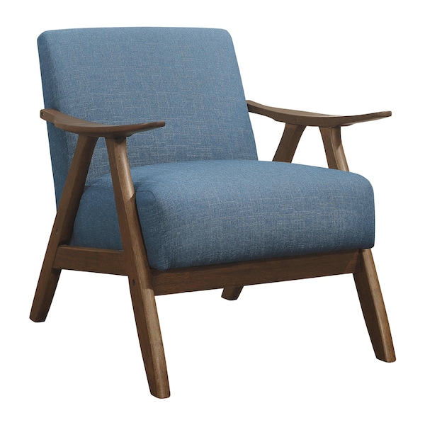 Homelegance Diana Accent Chair, Blue - 1138BU-1