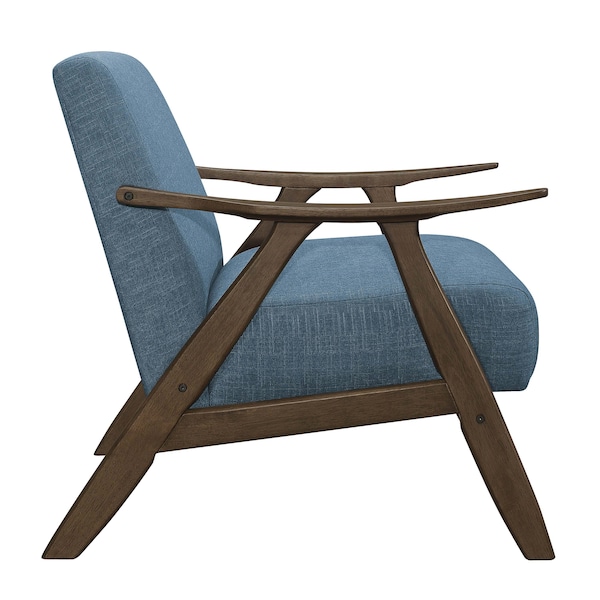 Homelegance Diana Accent Chair, Blue - 1138BU-1