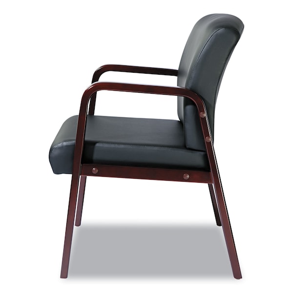 Alera Reception Lounge Guest Chair, Mahogany - ALERL43ALS10M