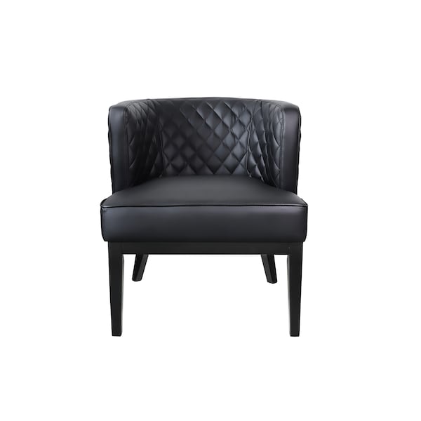 Boss Ava Quilted Guest, Accent or Dining chair, Black - B529QBK-BK