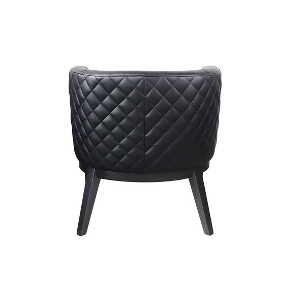 Boss Ava Quilted Guest, Accent or Dining chair, Black - B529QBK-BK