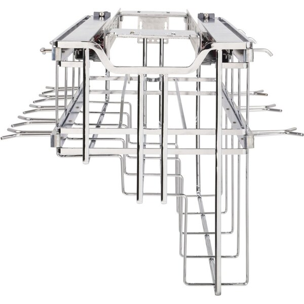 Hardware Resources Polished Chrome STORAGE WITH STYLE Soft-close Hanging Pan Pullout - SWS-PO21PC