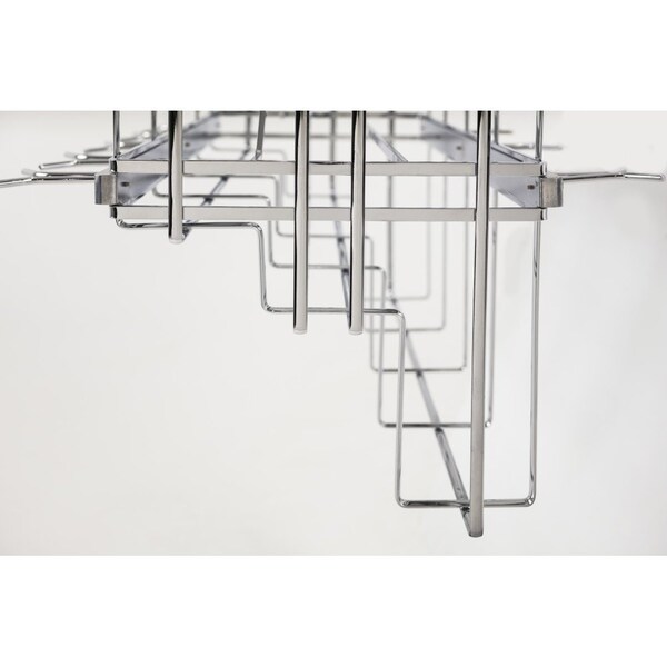 Hardware Resources Polished Chrome STORAGE WITH STYLE Soft-close Hanging Pan Pullout - SWS-PO21PC