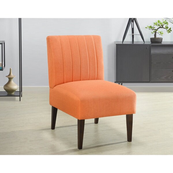 Homelegance Margaret Accent Chair, Orange - HM1208RN-1