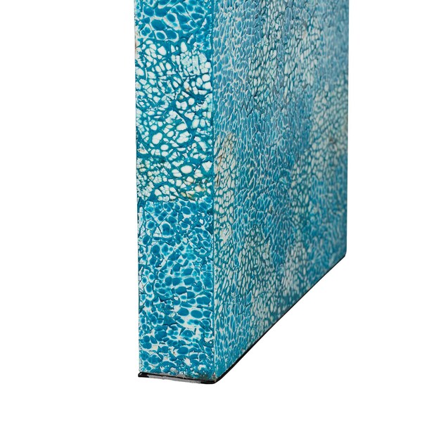 Baxton Studio Veruca Modern Bohemian Blue Mother of Pearl Console Table - 240-13474-ZORO