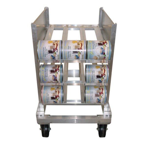 Prairie View Industries Mobile Half Size Can Racks- 36 x 25 x 36 in. - CR054C-36