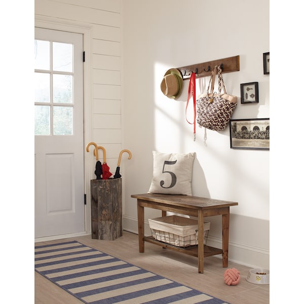 Alaterre Furniture Revive Wall Coat Hook with Bench Set - ARVA030920