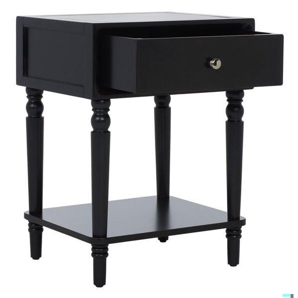 Safavieh Siobhan Accent Table- Black - 24 x 15 x 18 in. - AMH6611B