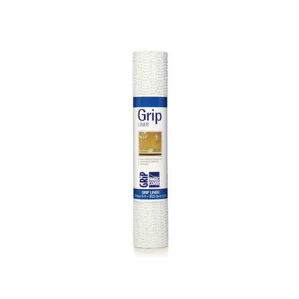 Magic Cover Shelf and Drawer Liner 5 ft. L X 12in W White White - 05F-127514-06
