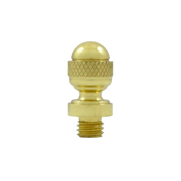 Deltana DSAT3 Acorn Cabinet Finial Polished Brass, 10PK - DSAT3-XCP10