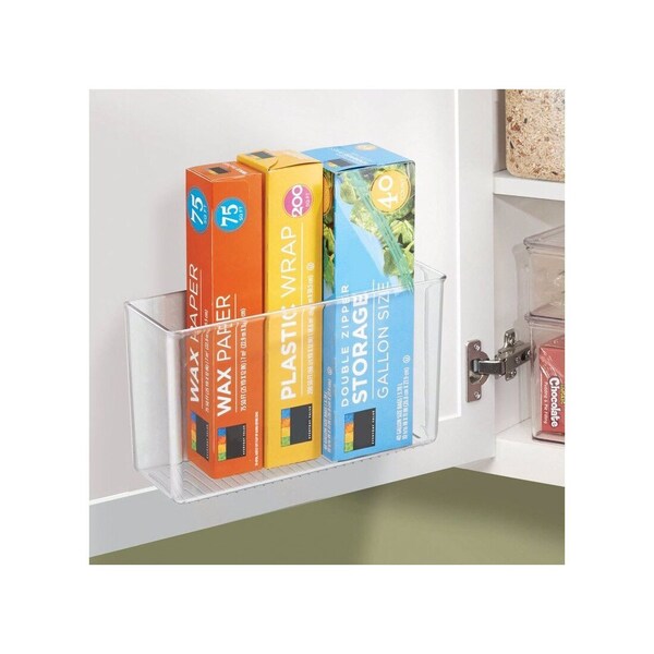 Idesign Cabinet Organizer Affixx Linus 6-1/2in H X 3-1/2in W X 11in L Clear Clear - 66140