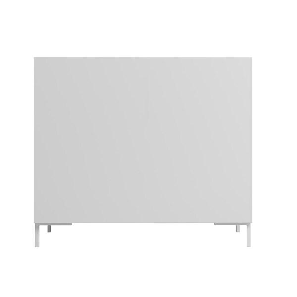 Manhattan Comfort Bogardus Accent Cabinet in White - Set of 2 - 2-AC-318AMC86