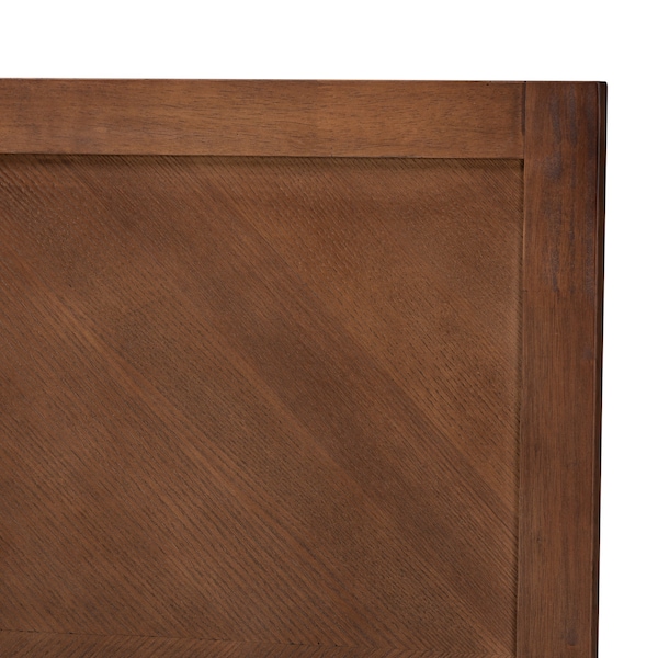 Baxton Studio Terrian Classic and Traditional Ash Walnut Finished Wood Queen Size Headboard - 221-12879-ZORO